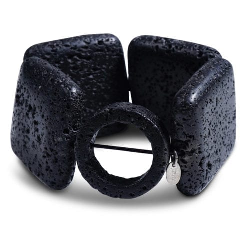 BLACK, YOUR INNER GLOW<br />- armbånd lava