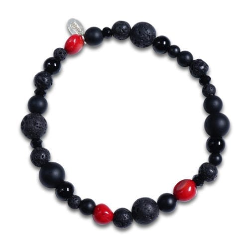 RED, BALANCED WISDOM ON EARTH<br />- armbånd rød koral