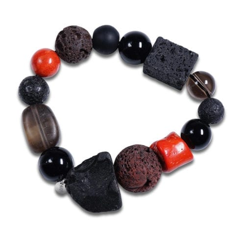 ORANGE, FIRE AND WISDOM<br />- armbånd orange koral