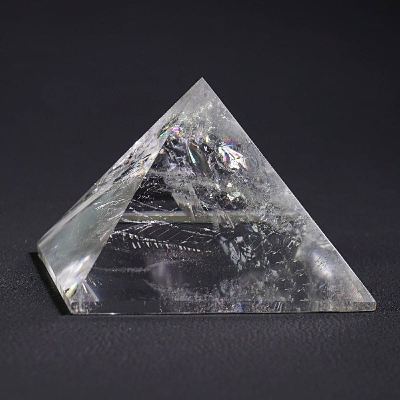 Bjergkrystal Pyramide I Aller Fineste AAA Kvalitet