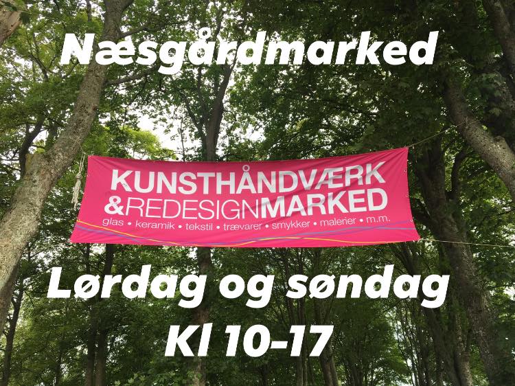 Næsgård-Kunsthåndværkermarked-2025 Næsgård Kunsthåndværkermarked nær Grenå - 19-20 juli 2025 kl. 10-17